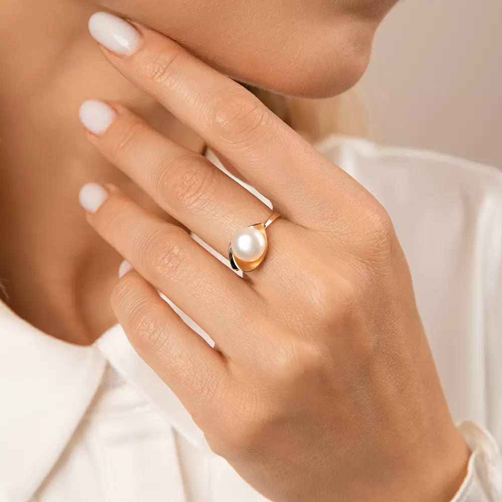 Кольцо 190-1-1078Р золото_2