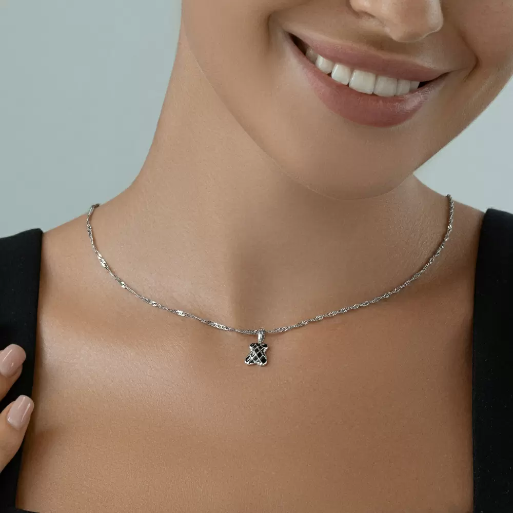 Подвеска 94033088 серебро Тоус_1