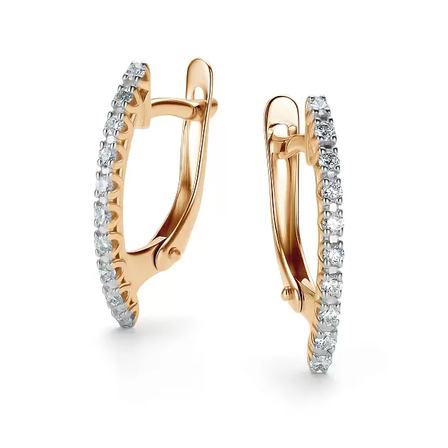 Серьги дорожка 26440-100 золото_0