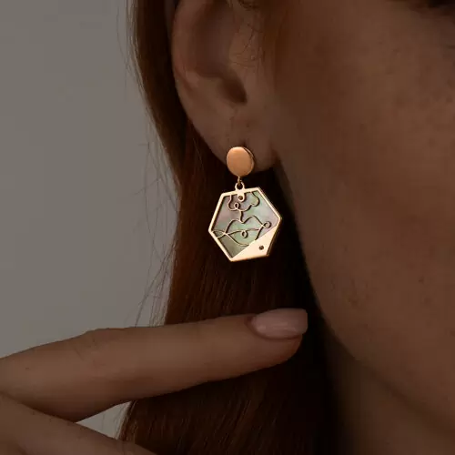 Серьги подвесные 83020213 серебро_1