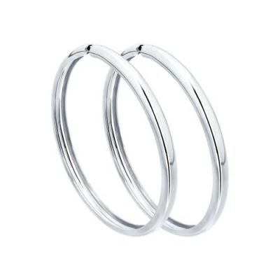 Серьги конго 94140011 серебро