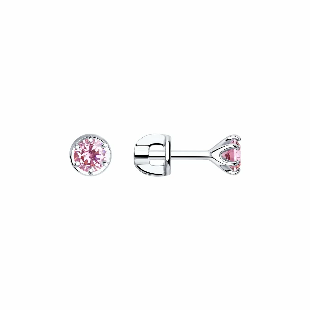 Серьги пусеты 94023122 серебро_0
