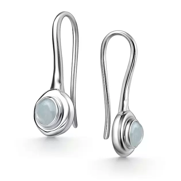 Серьги 02-4409.0АКВ-00 серебро