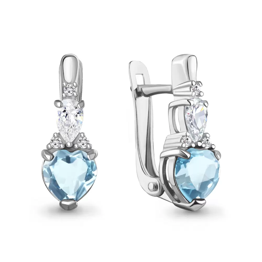 Серьги 45038302А.5 серебро