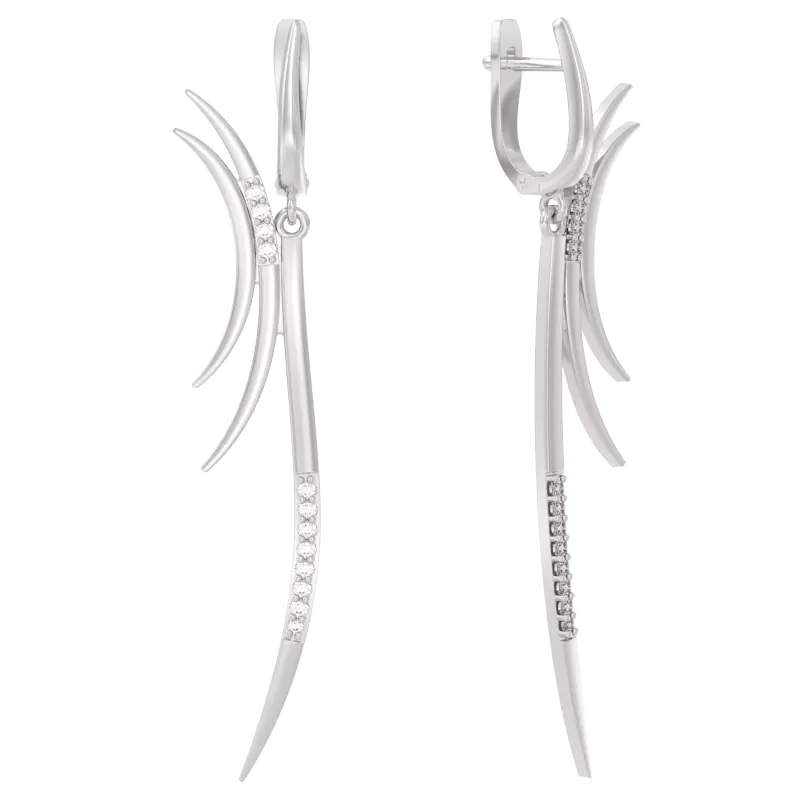 Серьги подвесные 1048472-01110 серебро