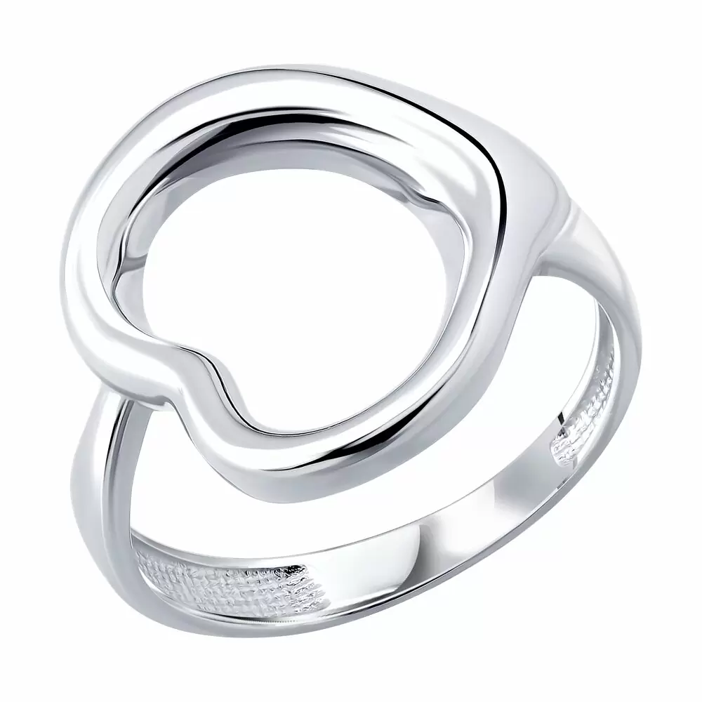Кольцо 94014695 серебро Сердце_0