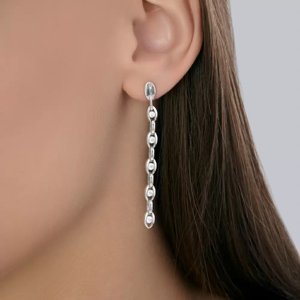 Серьги подвесные 94027346 серебро_1
