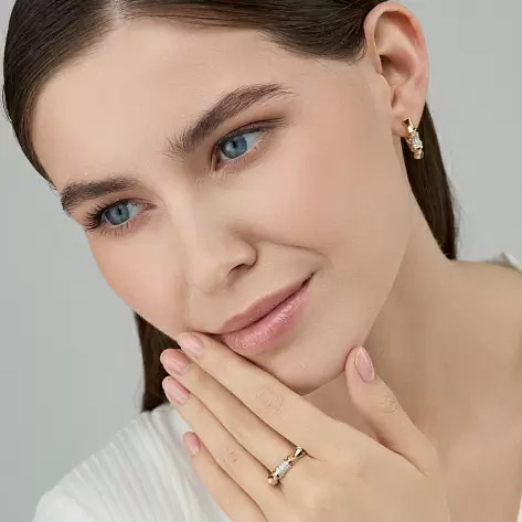 Серьги 26164-100 золото Гуччи