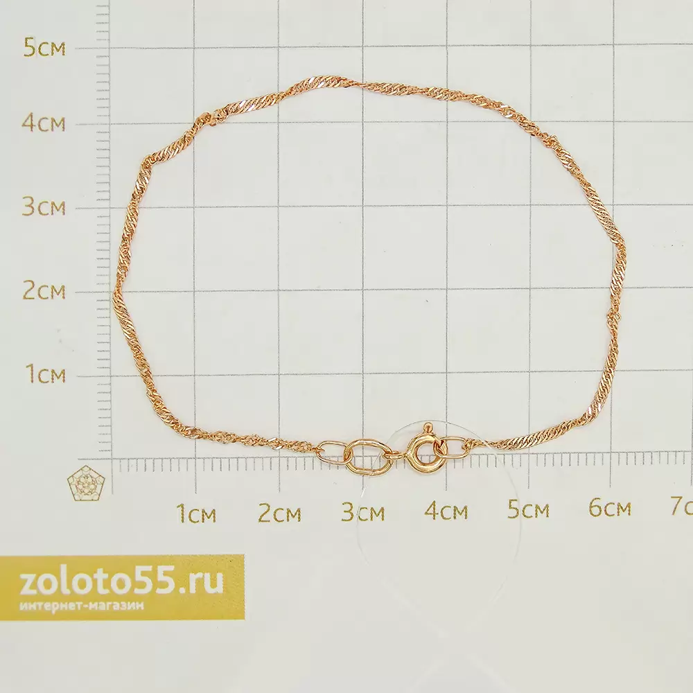 Браслет классический 7025051-18 золото Полновесный_2