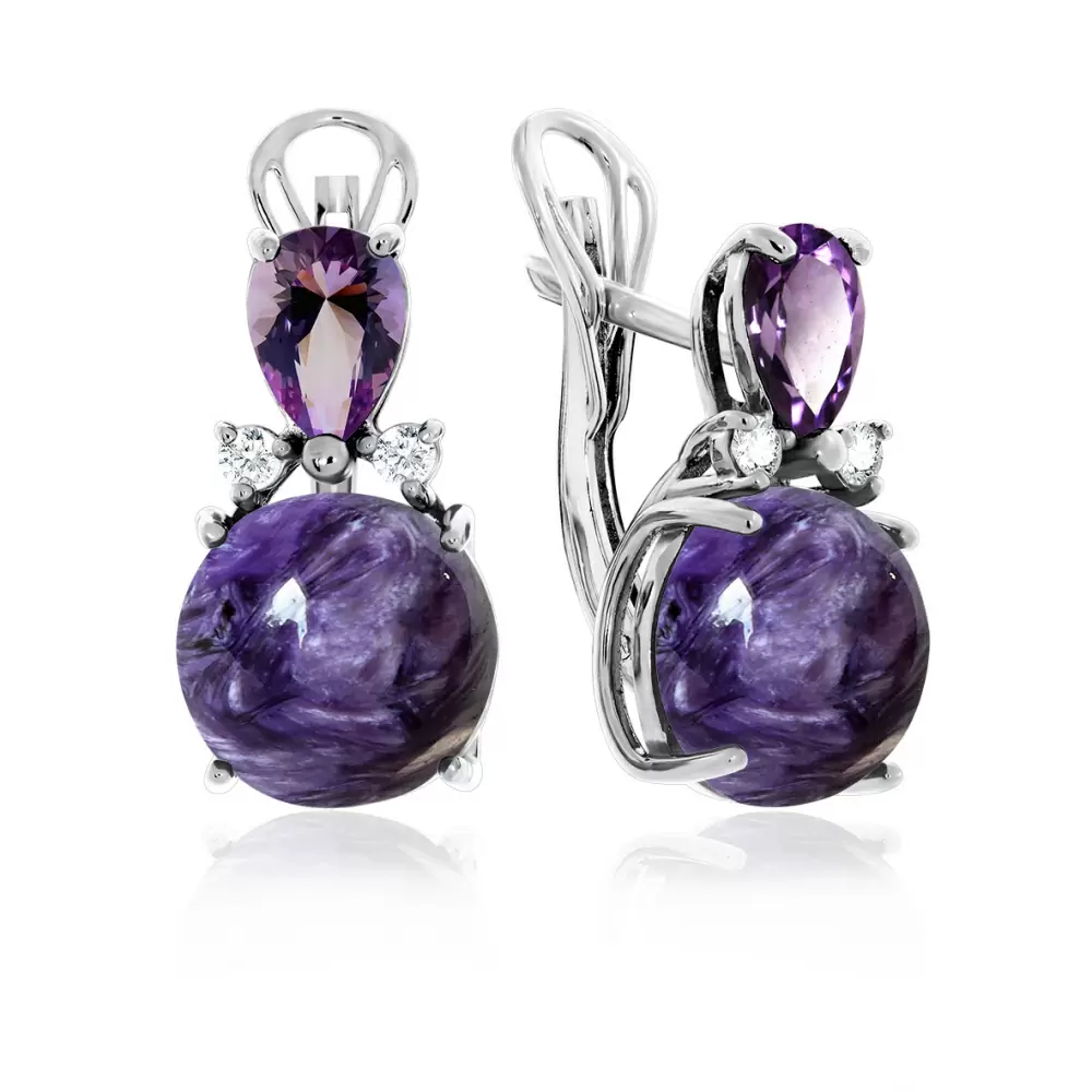 Серьги 2340460935-92 серебро