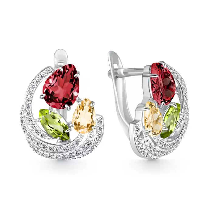 Серьги 207931-901-0019 серебро