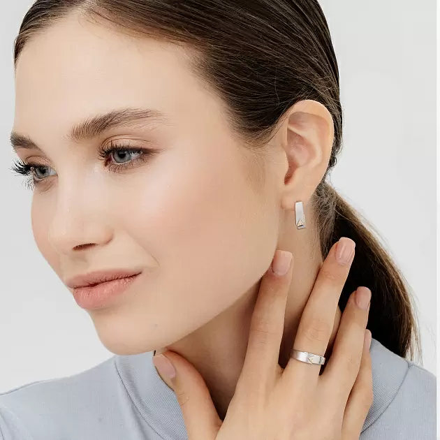 Серьги 02-3502.000Б-00 серебро