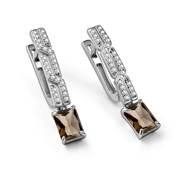 Серьги подвесные 02-4856.00РТ-00 серебро_1