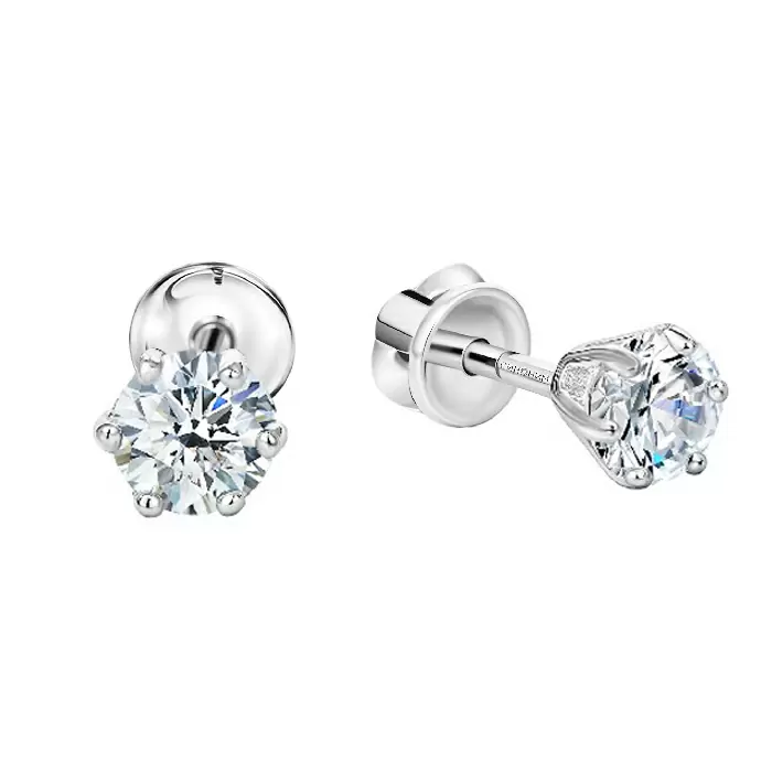 Серьги пусеты 804-03081 серебро