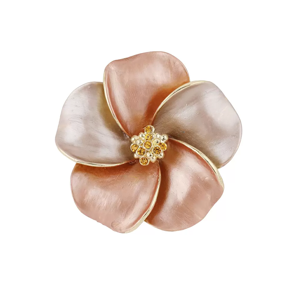 Брошь 61975270-2 ювелирный сплав Цветок