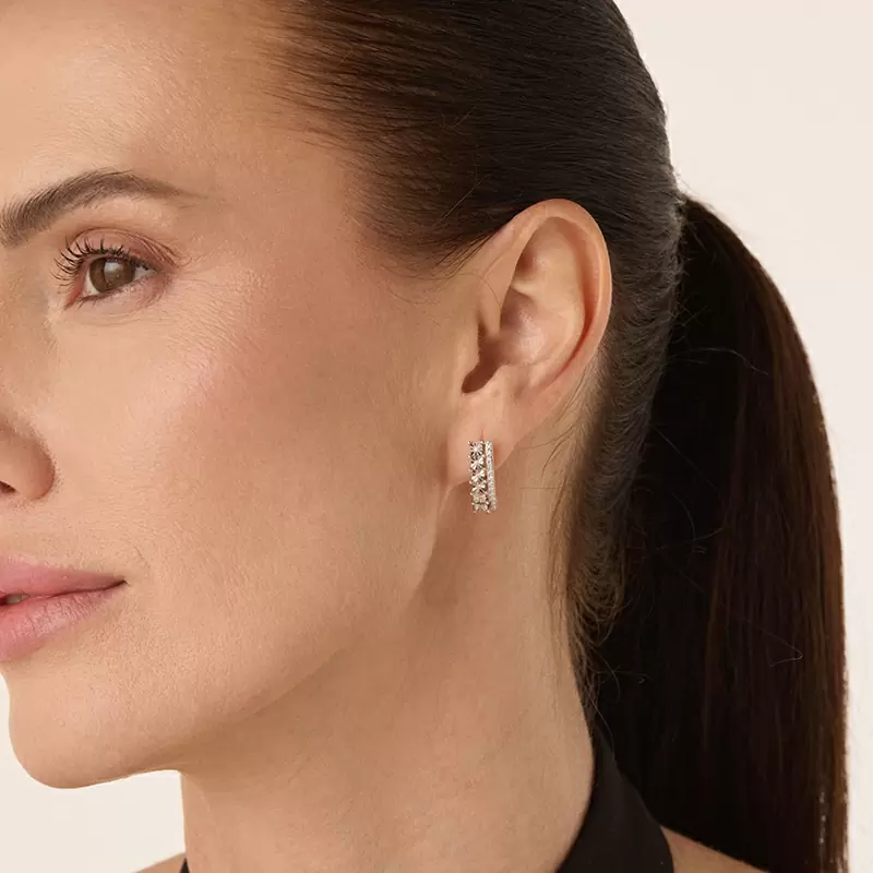 Серьги дорожка 26880-100 золото_2