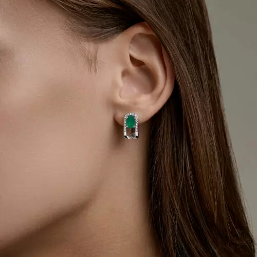 Серьги 92023276 серебро