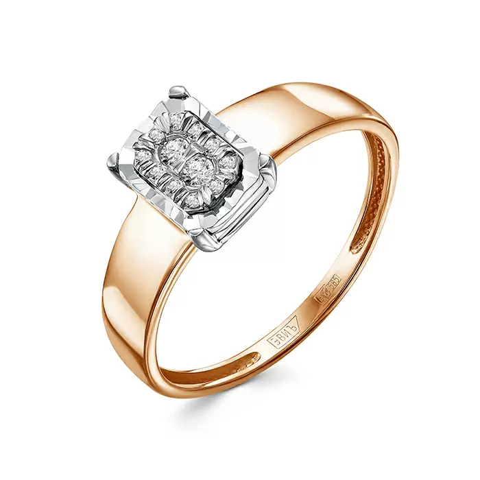 Кольцо К2954-120 золото