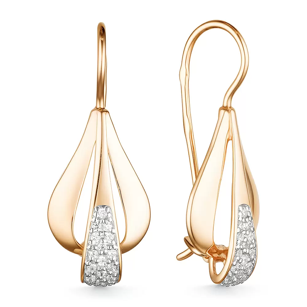 Серьги 40270300 золото