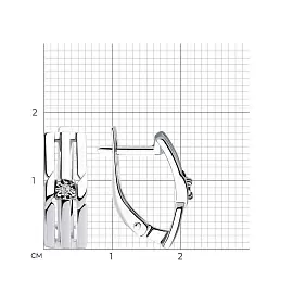 Серьги 87020021 серебро_1