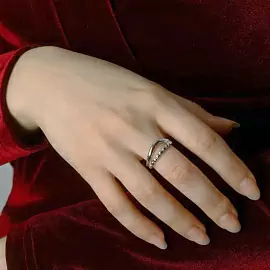 Кольцо R08241r серебро_1