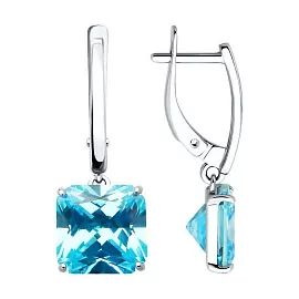 Серьги подвесные 94026755 серебро_0
