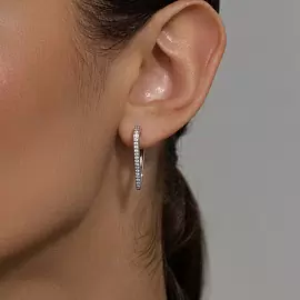 Серьги конго 02-3964.00КЦ-00 серебро Сердце_2