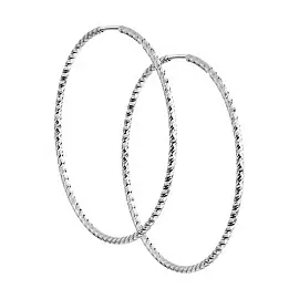 Серьги конго 94140034 серебро_0