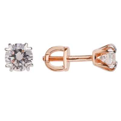 Серьги пусеты С13218780 золото