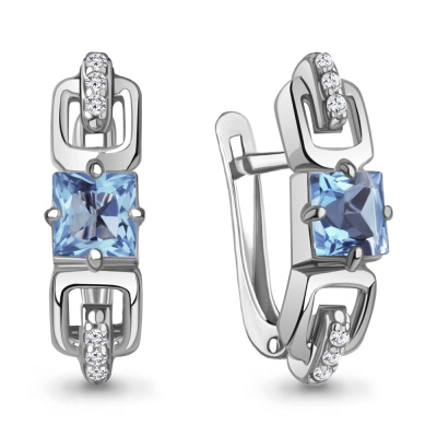 Серьги 4327305А.5 серебро