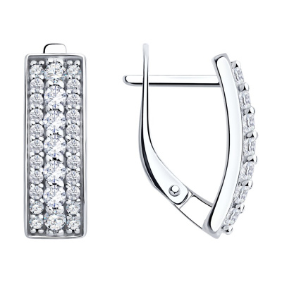 Серьги 94027265 серебро