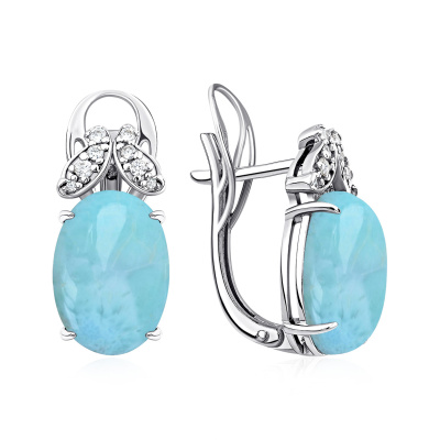 Серьги 2340Л15099л серебро