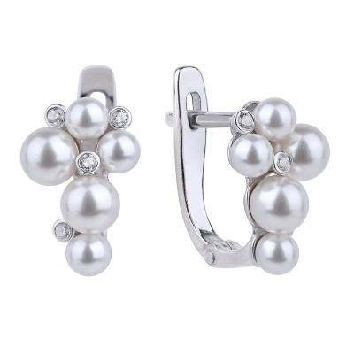 Серьги 1044712-01250-2S серебро
