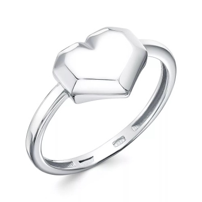 Кольцо 63091 серебро Сердце