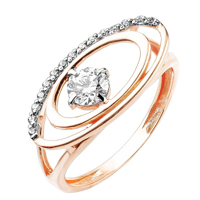 Кольцо К-398-au золото Овал