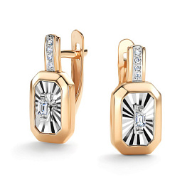 Серьги 26531-100 золото