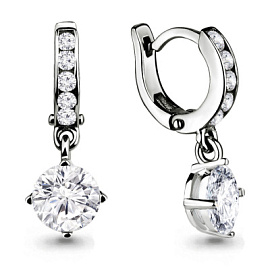 Серьги 46070А.5 серебро