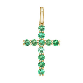 Крест декоративный П5129-103 золото