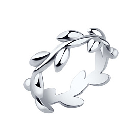 Кольцо 01-10-0849-00-00-2 серебро Тиффани