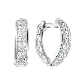 Серьги конго с1050р серебро