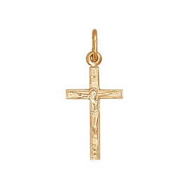Крест христианский 120089 золото
