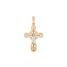 Крест христианский КР-113К золото Полновесный