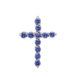 Крест декоративный 51-72-00257-306 серебро