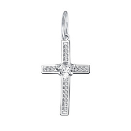 Крест декоративный 93-03-0004-01 серебро