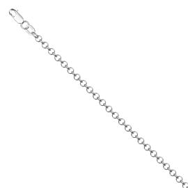 Цепь НЦ22-277Ю-3 d0.50 серебро Полновесная