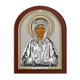 Икона 84440.4 ювелирный сплав Святая Матрона 