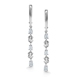 Серьги подвесные 02-4281.00КЦ-00 серебро_0